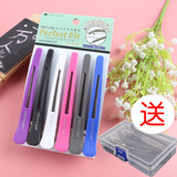 觅馨美发夹子无痕夹一字夹鸭嘴夹刘海头发造型防滑定位夹理发专用分区 无痕夹混色六支（+收纳盒）