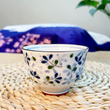光峰 日式进口茶壶陶瓷茶具釉下彩日本原产 小蓝芽茶杯