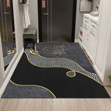 素济地垫入户门垫轻奢进门家用玄关脚垫防滑垫卫生间浴室门口吸水 新款轻奢-05 120/160厘米【任意剪裁可水洗】