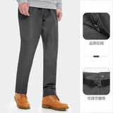 骆驼（CAMEL）户外冲锋裤防水防风保暖长裤徒步登山裤男 A1W246119 墨灰 S