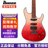 Ibanez依班娜电吉他GRX40/GRX70QA/GRG170DX入门练习新手初学者吉他套装 39英寸SA360NQM-RCG 胭脂渐变