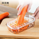 日本进口蔬菜磨泥器厨房姜蒜磨泥板磨泥盘儿童辅食苹果泥水果泥研磨器土豆磨蓉器胡萝卜磨碎器碾磨器