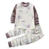 镭镭鸭 新款童装秋冬儿童内衣套装纯棉宝宝秋衣秋裤婴儿睡衣家居服潮 A020睫毛眼 110 cm.