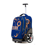 TILAMI超大容量拉杆书包中学生7-12年级双肩手拉一体书包大轮爬楼梯高中 大灌篮-大轮可爬楼35L