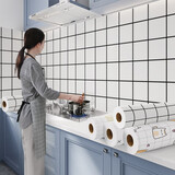 缔卡（DKtie）厨房防油贴纸墙纸自粘防水防油灶台瓷砖贴纸耐高温墙贴厨房防油纸 定格(宽60cm*长5米)