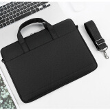森雨轩 适用华为MateBook D14 15笔记本电脑手提包Pro 16.1英寸单肩背包 黑色 13.3英寸