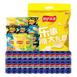 乐事（Lay's）薯片 400g 混合10包+百事可乐 Pepsi 330ml*24听