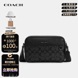 蔻驰（COACH）奢侈品送男友男士PVC配皮单肩斜挎包C4149【品牌授权直供】