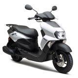 YAMAHA雅马哈摩托车旭鹰125踏板车ZY125T-2A全新外卖美团大空间YAMAHA 旭鹰125/手碟刹/亚光银