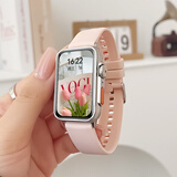 SAE智能手表女生心率血压运动款蓝牙健康自律手环多功能自定义表盘情侣运动手表适用于安卓ios手机 H23星光 新增蓝牙通话+支付等