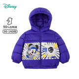 迪士尼宝宝（Disney Baby）迪士尼童装儿童羽绒服男童米奇女童米妮连帽羽绒服外套 夜空蓝 7岁/身高140cm