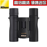 尼康（Nikon）望远镜A30 8x25/10便携式袖珍小巧高清高倍大人女士微光夜视双筒 A30 8x25 黑色