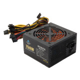 冰矿 全新额定ATX-300W 400W 500W 600W 700W 台式机箱PC电竞游戏电脑电源 ATX-750总功率750 双P8+双P6+2