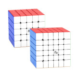 Yj永骏MGC磁力版魔方彩色免贴纸儿童初学者专业比赛套装学生玩具 MGC5+6彩色