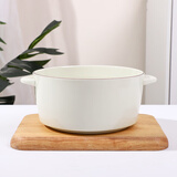 雅诚德 ARST荷塘月色轻奢欧式金边碗碟餐具套装陶瓷饭碗汤面盘家用组合 双耳汤锅【高档陶瓷】