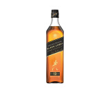 尊尼获加Johnnie Walker 黑方12年苏格兰威士忌 调和型威士忌 1000mL 1瓶 无盒