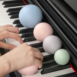 曼尔乐器 钢琴手型手指训练球钢琴手势球矫正球儿童指力练习球辅助握力球防塌 一套（四只装）七夕情人节礼物