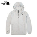 北面（The North Face）夏日防晒明星同款皮肤衣UPF50+防紫外线户外轻薄风衣透气外套服 A0M/灰色 S/165