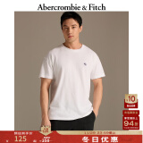 ABERCROMBIE & FITCH【小麋鹿】男装女装情侣装经典小麋鹿圆领短袖T恤KI124-9135 白色 S (175/92A)