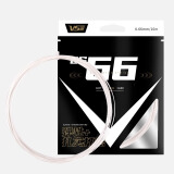 威臣（VENSON）羽毛球拍线BG66高弹炫音打感扎实0.66mm日本进口控球进攻耐打线 BG66高弹线（白色）