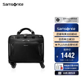 新秀丽（Samsonite）拉杆箱商务行李箱旅行箱前开口软箱可登机机长箱BP0*09011黑色