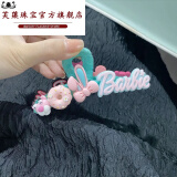 芙蕖 抖音星黛露网红发抓diy自制材料包发夹抓夹可爱2021新款kitty猫发饰七夕情人节圣诞节礼物 粉红豹材料包1个+工具教程【现货当天发】