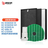 胖叮咚适配夏普空气净化器过滤网滤芯 KC-W380SW-W/W1