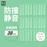 晴画防撞条门把手防撞垫透明防撞贴防撞门神器防碰撞硅胶保护条 30条