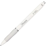 锐意（Sharpie）中性笔0.5mm速干高颜值学生商务签字笔办公云白色笔杆黑色笔芯单支装S geL