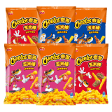 奇多（CHEETOS） 粟米棒50g*6袋零食休闲食品牛排组套50g零食童年回忆怀旧美食 奇多50g*6袋随机混合口味