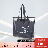 彪马（PUMA）官方 女子双层印花手提包托特包 SHOPPER 076116 黑檀木-06 OSFA/均码