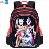 衣斯贝拉(YISIBEILA)奥特曼书包小学生男孩一二三年级超轻便减负背包幼儿园学前男童双肩包防水 赛罗欧布红色大号（2-6年级）