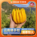 沐瑾云南新鲜佛手果柑香橼黄色佛手水培观赏清供把玩闻香食用现货速发 3斤 丨优选-含箱 果型随机-青果-不带树枝-普运