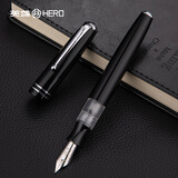 英雄（HERO）钢笔/美工笔精典复古铱金钢笔 书法练字怀旧型墨水笔856 美工尖