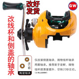 光威（GW） 光威小黄轮改装陶瓷轴承水滴轮泄力报警GW.CA微物远投路亚轮神轮 （改装半陶瓷轴承）小黄轮左手