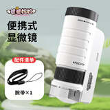 爸爸妈妈儿童玩具手持显微镜便携式放大镜科学实验男孩女孩生日礼物