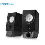 漫步者（EDIFIER） R19BT电脑蓝牙音箱 笔记本台式机小音响 家用USB桌面木质重低音音箱 木纹色