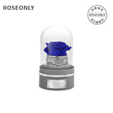 ROSEONLY诺誓星座独角兽抱抱龙永生花玫瑰花音乐球送女友生日情人节礼物 金牛座-音乐球-钟罩-守护色