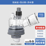 潜水艇（Submarine）厨房下水三通 洗菜盆净水器洗碗机下水管三通接头下水道防臭神器 21】接面盆+洗衣机+净水器
