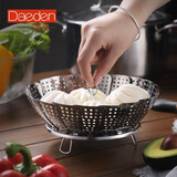 戴德（Daeden）不锈钢多功能蒸笼可折叠拆卸蒸格家用蒸架蒸屉蒸包子馒头垫DP019