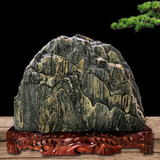 万棠泰山石敢当原石补角缺角石靠山石景观石客厅办公室摆件观赏石装饰 50-54斤天然原石随机发货
