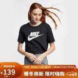 耐克NIKE女子T恤SPORTSWEAR ESSENTIAL短袖文化衫BV6176-010黑M