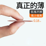 闪俏 手机指环扣支架超薄磁吸金属多功能通用男女手机后壳防滑可旋转支撑架手机壳防摔车载支架吸附 香槟金【超薄】
