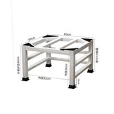 加厚洗衣机底座定制脚垫置物架冰箱托架支架洗碗机架子架增高 珍珠白色~40高 60长60深