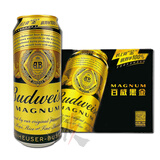 百威英博国产百威黑金啤酒酒精度5.5度500ml易拉罐尊享版精酿啤酒不兑奖 12月到期 500mL 12罐 黑金啤酒