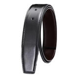 适用于万宝龙3光面不带头皮带男皮无头3.4打孔带身腰带替换 八自尾3.4cm宽 110cm