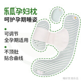 乐瓜 孕妇枕红枣花生睡觉大抱枕抱枕护腰侧睡卧拖腹U形长条枕可拆洗 大号花生孕妇枕（新版）
