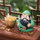 如果（Roogo）国风五路财神摆件车载招财生日礼物男办公室桌面装饰文创开业礼品 小财神-关公（不含拍摄道具）
