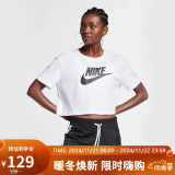 耐克NIKE女子T恤SPORTSWEAR ESSENTIAL短袖文化衫BV6176-100白M