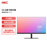 HKC 23.8英寸IPS面板 高清屏幕 低蓝光不闪屏广视角 HDMI接口 可壁挂 节能认证 液晶电脑显示器S2416